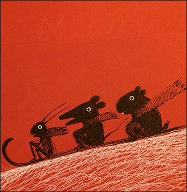 Animals on Toboggan, Anne Hunter, Illustrator